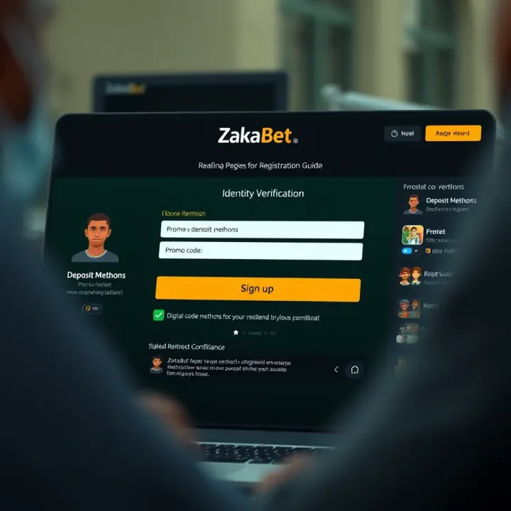 Mobile device displaying ZakaBet betting options with clear navigation icons