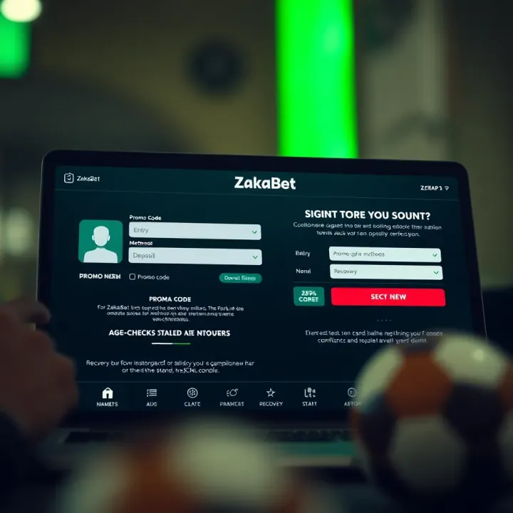 Exploring Zakabet NG Platform Features and Security Secure interface displaying Zakabet NG betting options and account dashboard