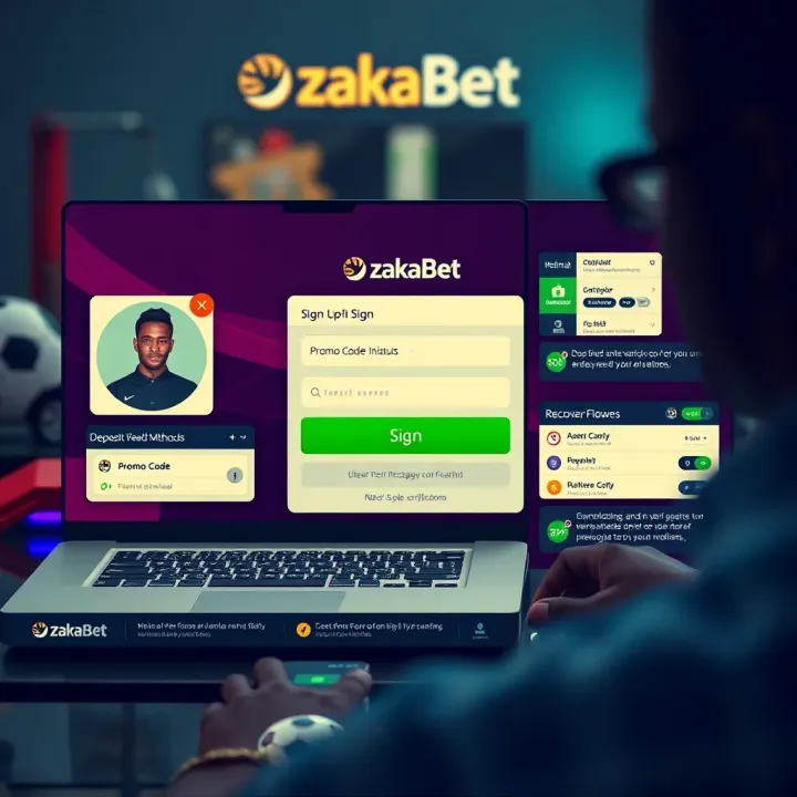 Zakabet Mobile Betting Platform Featuring Old Mobile Check Coupon Mobile phone displaying Zakabet betting platform with highlighted coupon feature