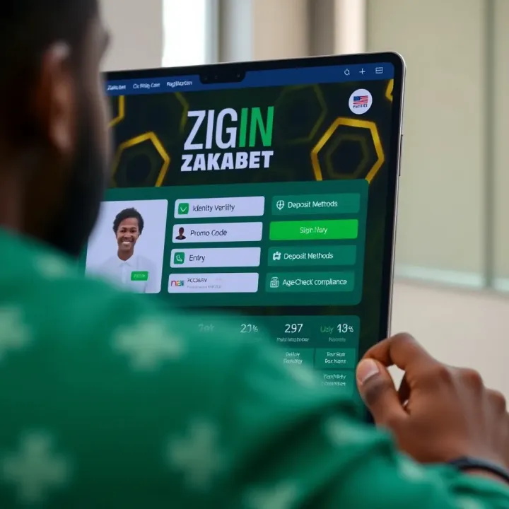 Android smartphone displaying Zakabet app interface with betting options and odds