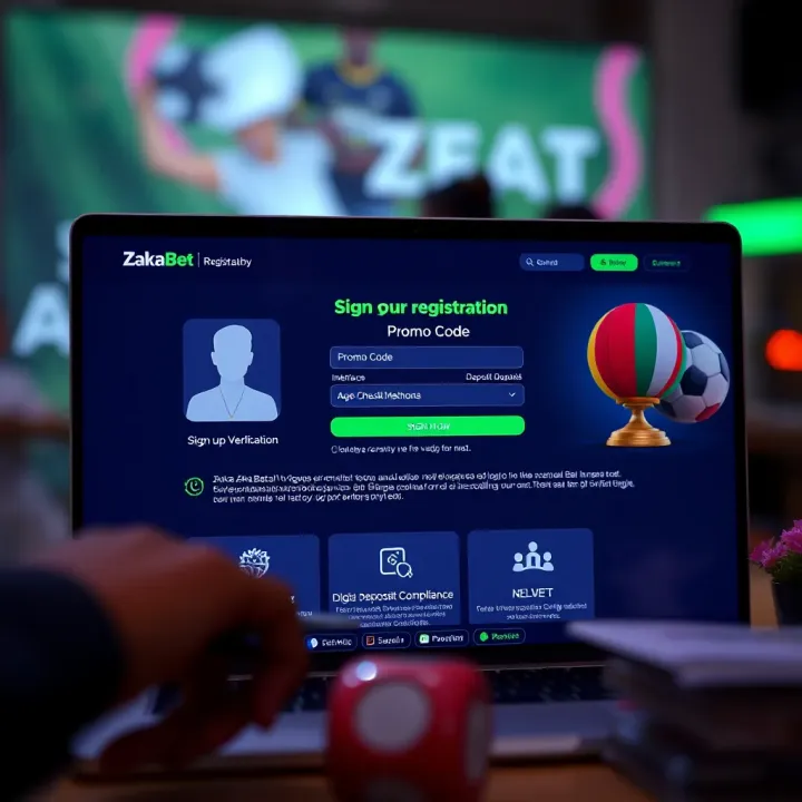 Zakabet Gambia Sports Betting Platform Overview Sports betting interface showing various gambling options on a digital screen in The Gambia