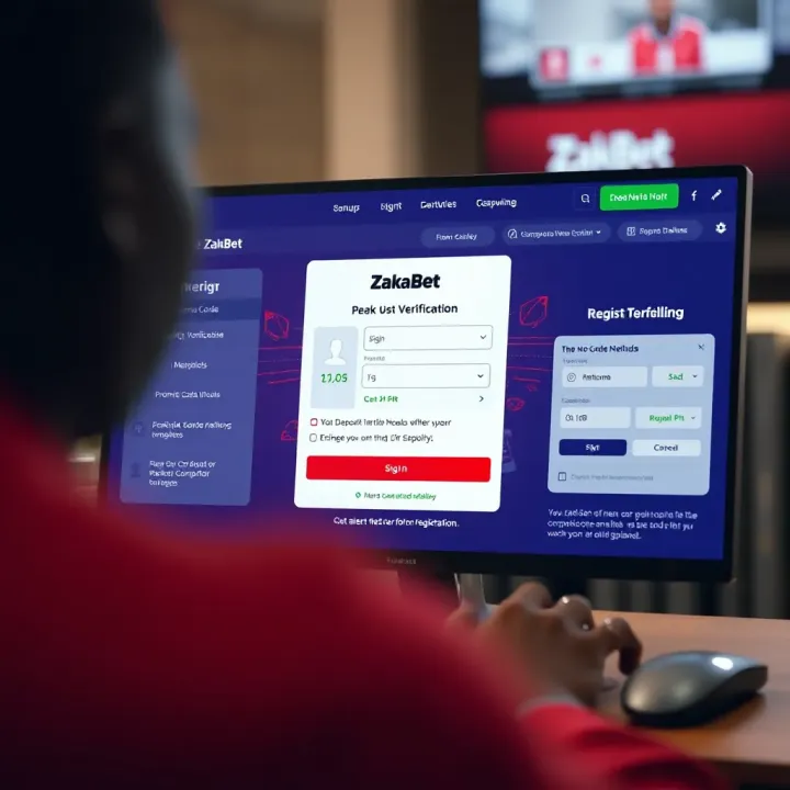 Safe and Secure Access to Zakabet on iOS Secure login screen of Zakabet on an iPad emphasizing data protection and user authentication