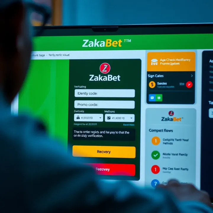 Secure Account Access on Zakabet Platform Secure login screen for accessing an online betting account with privacy and security features