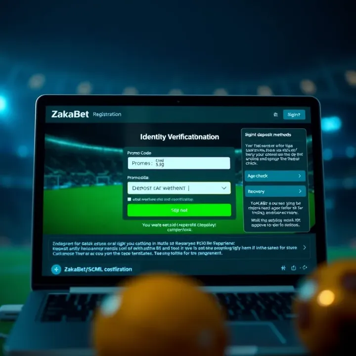 Zakabet Nigeria App Sports Betting Interface Mobile phone displaying Zakabet Nigeria sports betting app interface with betting options