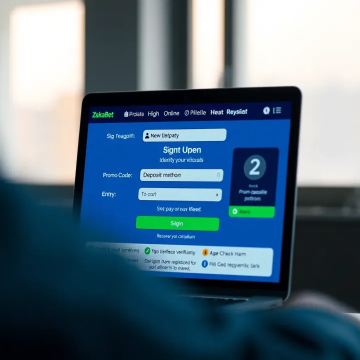 User interface of Zakabet platform highlighting easy registration and payout options for Nigerian players